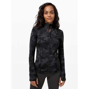 Lululemon Define Luon Jacket Heritage 365 Camo Deep Coal Multiuse Size 4